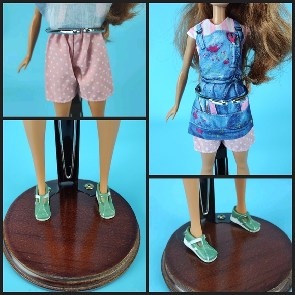 Mattel 2015 Summer Doll Kayla Face Red Hair Brown Eyes Redressed Artist Outfit - Picture 5 of 12